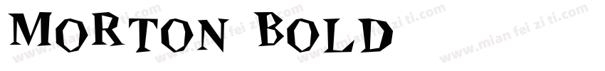Morton Bold字体转换
